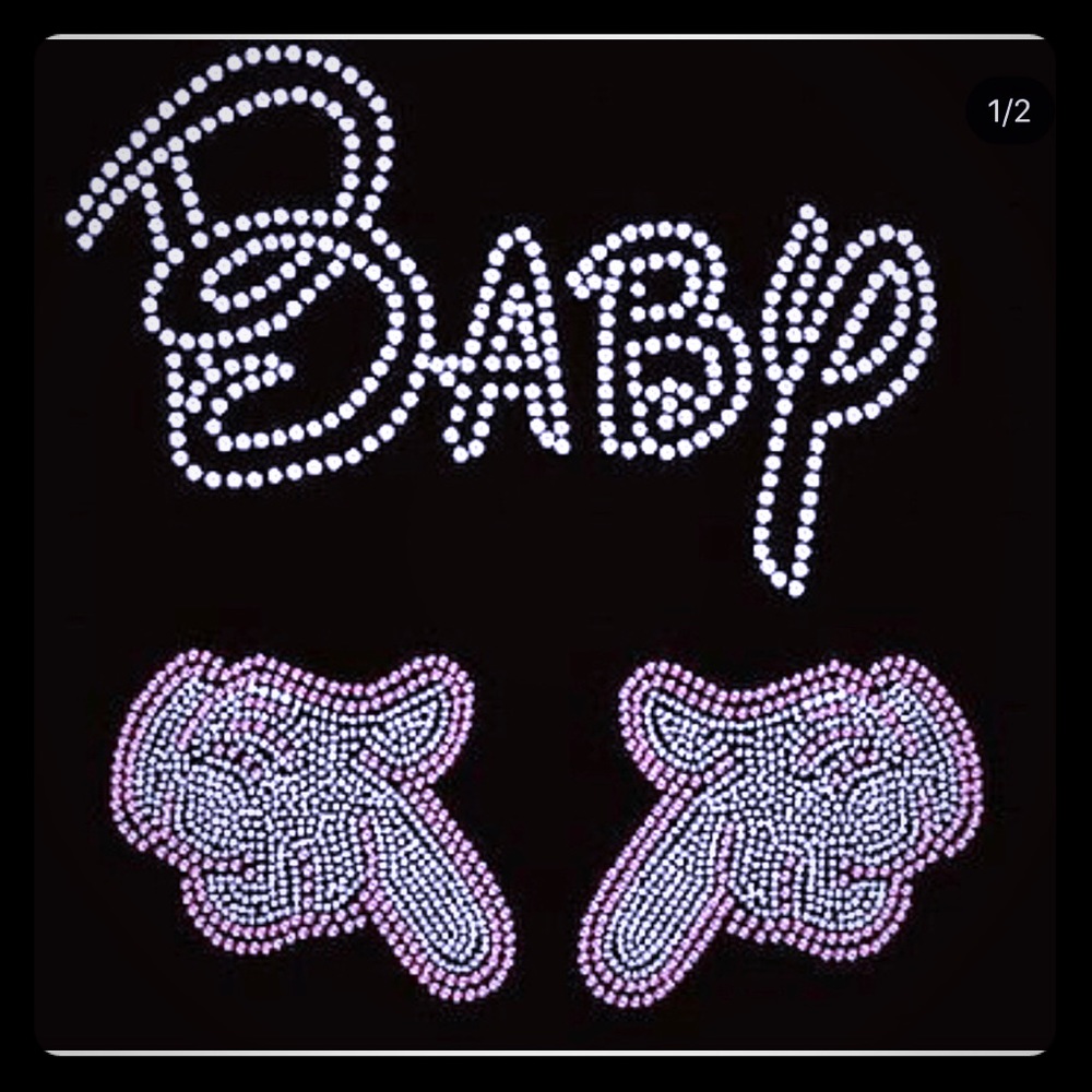 Custom made Rhinestone t-shirts, backpacks, etc